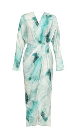 ARVO TIE DYE TWIST MAXI DRESS-Fashionslee