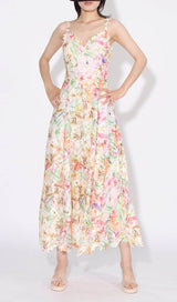 ASASIA FLORAL MAXI DRESS-Fashionslee