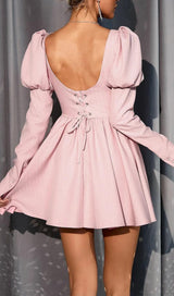 AMELINE MINI DRESS IN PINK-Fashionslee