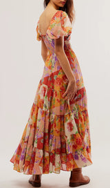 ASENCION FLORAL PRINTED MAXI DRESS-Fashionslee