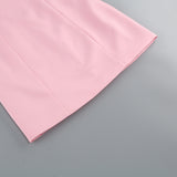 AZALEA PINK ROSE FLORAL MINI DRESS-Fashionslee
