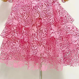 ANFISA PINK LACE MAXI DRESS-Fashionslee