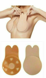 STICKY INVISIBLE BACKLESS LIFT BREAST BRA - BEIGE-Fashionslee