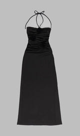 BANDAGE CUT OUT MAXI DRESS IN BLACK-Fashionslee