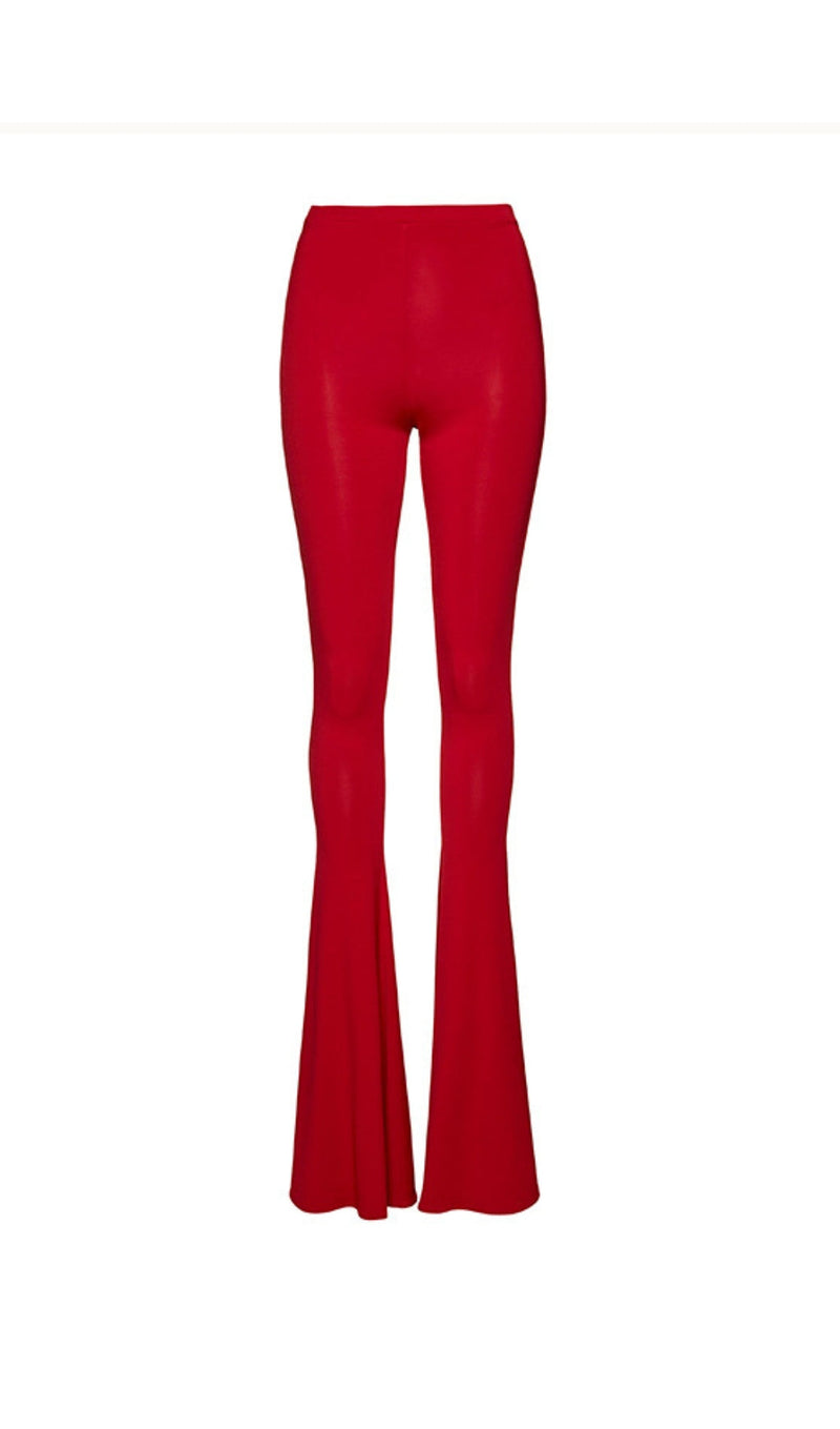 CUTOUT SWIMWEAR TWO PIECE SET IN RED-Fashionslee