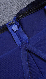 BANDEAU OFF SHOULDER MAXI DRESS IN ROYAL BLUE-Fashionslee