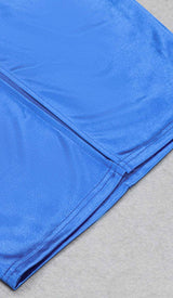 BANDEAU BODYCON MIDI DRESS IN BLUE-Fashionslee