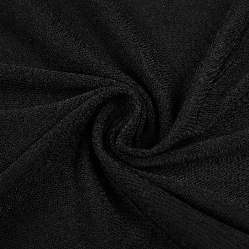 THIGH SLIT MAXI DRESS IN BLACK-Fashionslee