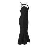STRAPY SLIM MAXI DRESS IN BLACK-Fashionslee
