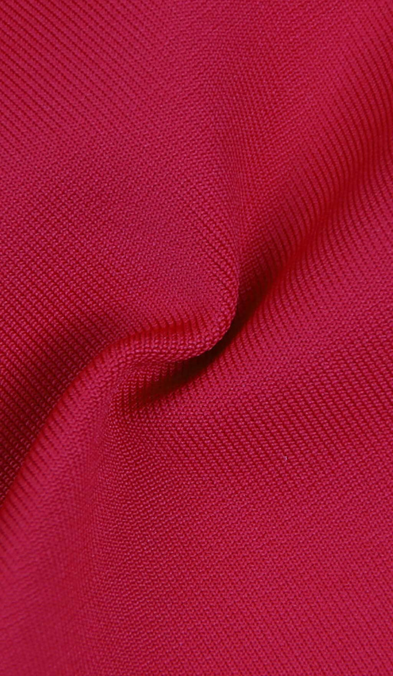 BRALETTE STRAPLESS MIDI DRESS IN RED-Fashionslee