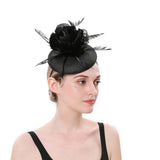 TOPPER FEATHER FLOWER FASCINATORS-Fashionslee