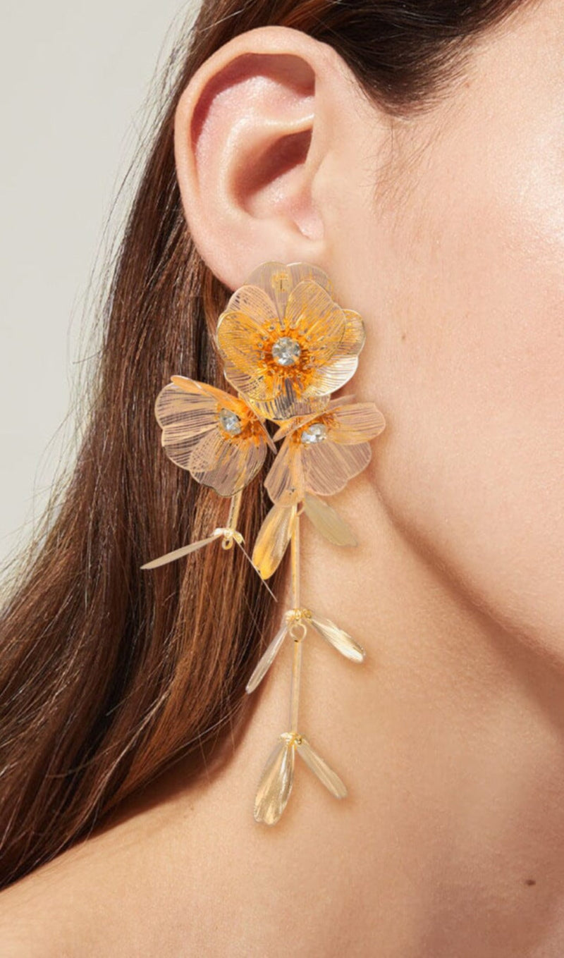 FRANCESCA FLOWER EARRINGS-Fashionslee