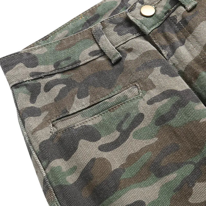 CAITLIN CAMOUFLAGE PANTS-Fashionslee