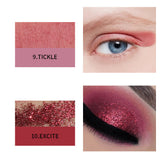 MATTE EASY COLOR PEARL 18 COLOR PINK EYESHADOW-Fashionslee