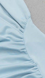 SLEEVELESS THIGH SLIT DRESS IN LIGHT BLUE-Fashionslee